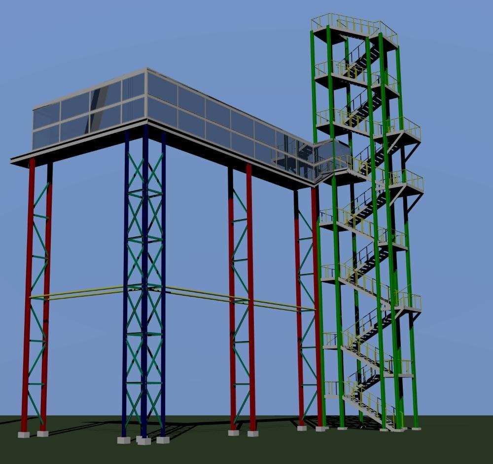 Emergency Staircase & Skyway